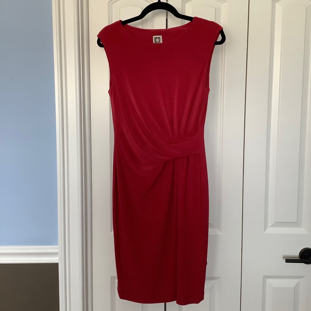 Anne Klein red dress